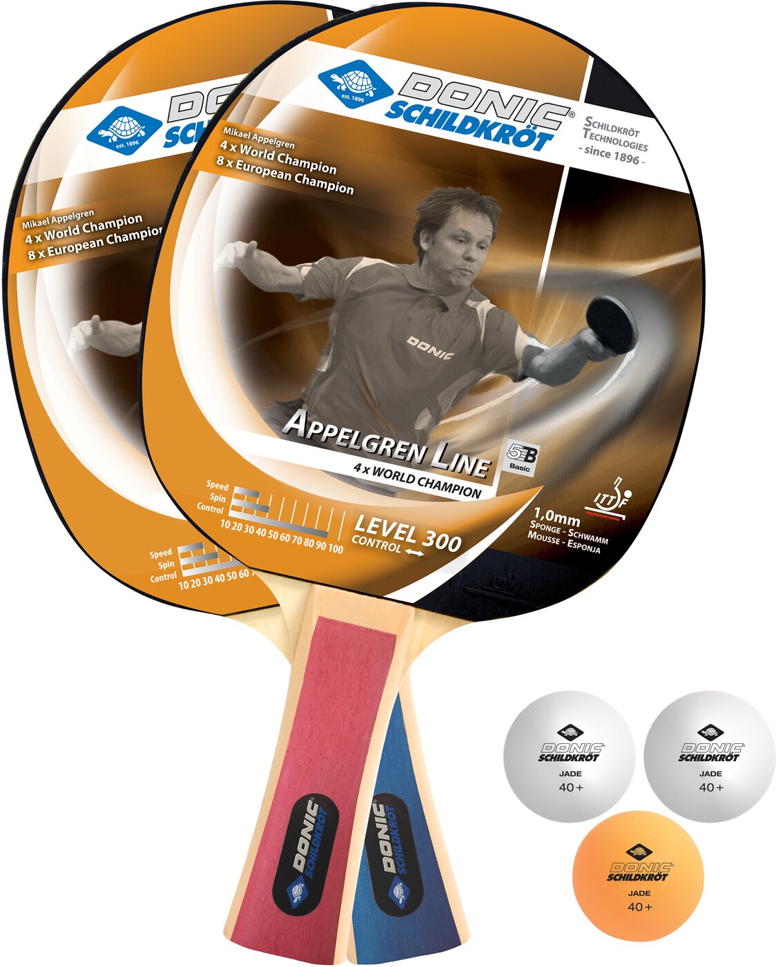 DONIC SCHILDKRÖT TT-Set SOPO Level 300 im Blister – Bild 2