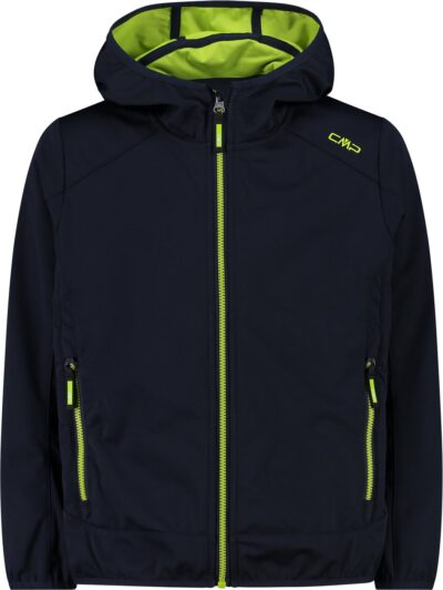 CMP KID JACKET FIX HOOD B.BLUE-LIME [Digital]