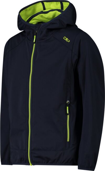CMP KID JACKET FIX HOOD B.BLUE-LIME [Digital] – Bild 3