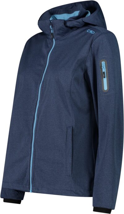 CMP WOMAN JACKET ZIP HOOD B.BLUE MEL-CIELO [Digital] – Bild 3
