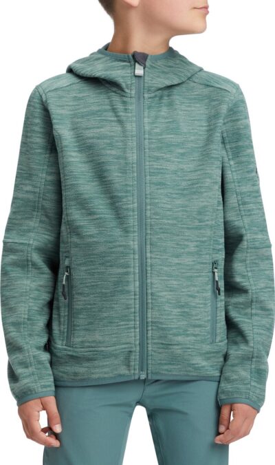 McKINLEY Ju.-Unterjacke Choco III jrs MELANGE/GREEN SMOKE – Bild 2