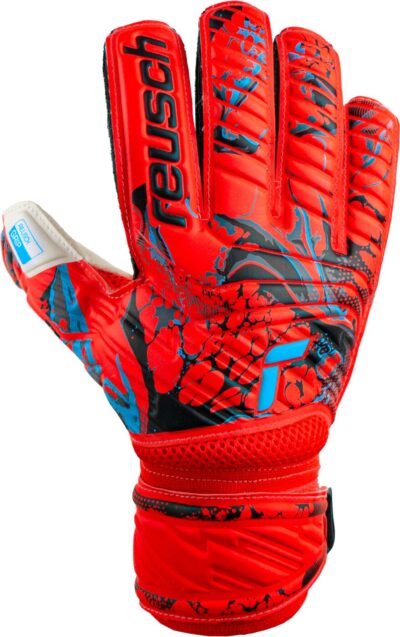 REUSCH Attrakt Grip BRIGHT RED / FUTURE BLUE