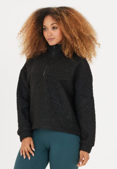 ATHLECIA Florrie W Sherpa Half zip BLACK – Bild 3
