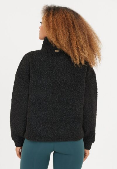 ATHLECIA Florrie W Sherpa Half zip BLACK – Bild 4