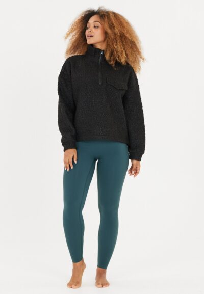 ATHLECIA Florrie W Sherpa Half zip BLACK – Bild 5
