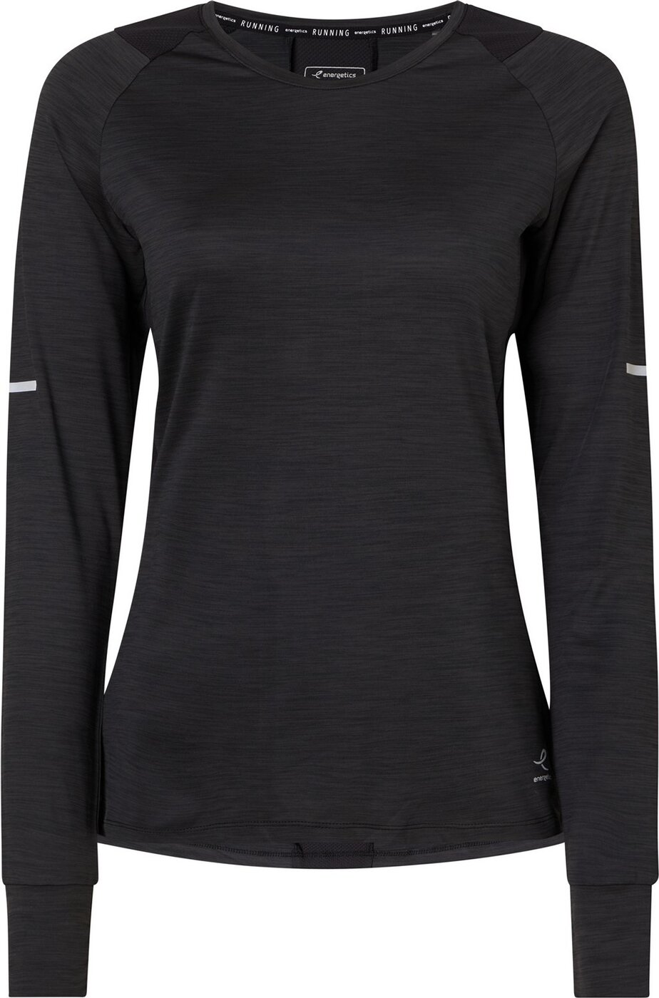 ENERGETICS Da.-Langarmshirt Evii L/S W MELANGE/BLACK/BLACK
