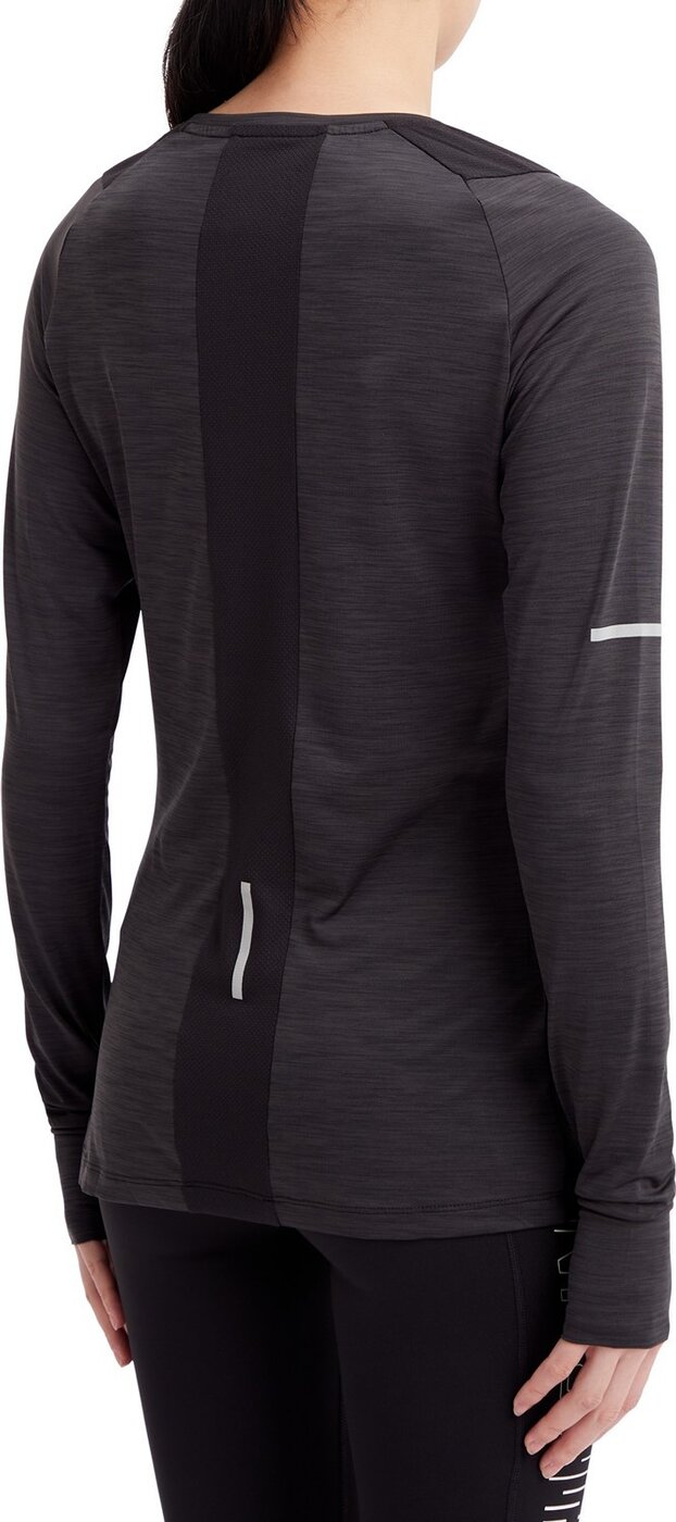 ENERGETICS Da.-Langarmshirt Evii L/S W MELANGE/BLACK/BLACK – Bild 2