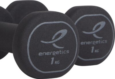 ENERGETICS Hantel Neoprene Dumb. Pairs BLACK/GREY DARK – Bild 2