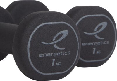 ENERGETICS Hantel Neoprene Dumb. Pairs BLACK/GREY DARK – Bild 5