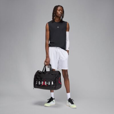 NIKE M J DF SPRT SLVLS TOP BLACK/WHITE – Bild 3