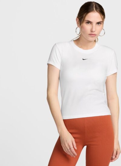 NIKE W NSW NK CHLL KNT MD CRP WHITE/BLACK
