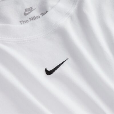 NIKE W NSW NK CHLL KNT MD CRP WHITE/BLACK – Bild 4