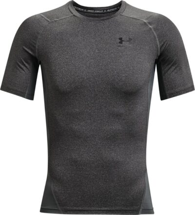 UNDER ARMOUR UA HG ARMOUR COMP SS CARBON HEATHER