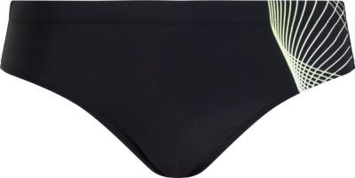 ENERGETICS He.-Badehose Norm Briefs M BLACK/GREEN LIME