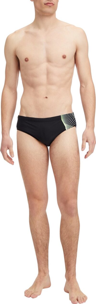 ENERGETICS He.-Badehose Norm Briefs M BLACK/GREEN LIME – Bild 2