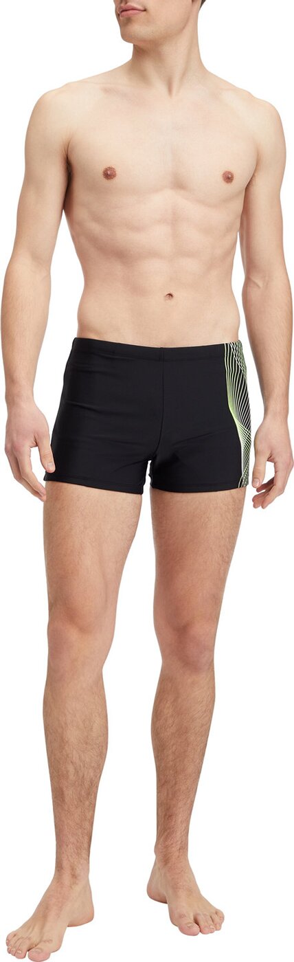 ENERGETICS He.-Badehose Norm Trunks M BLACK/GREEN LIME – Bild 2