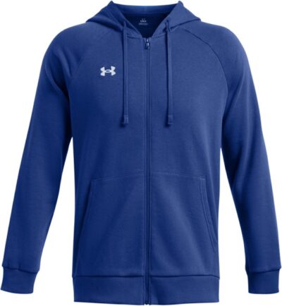 UNDER ARMOUR UA RIVAL FLEECE FZ HOODIE TECH BLUE