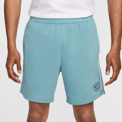 NIKE M NSW SW AIR SHORT FT DENIM TURQ/WHITE/BLACK
