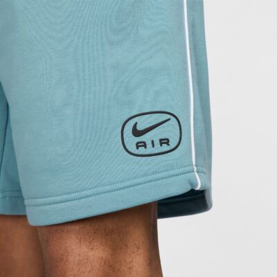 NIKE M NSW SW AIR SHORT FT DENIM TURQ/WHITE/BLACK – Bild 7