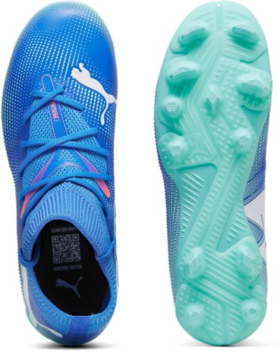 PUMA FUTURE 7 MATCH FG/AG Jr BLUEMAZING-PUMA WHITE-ELECTRIC – Bild 2
