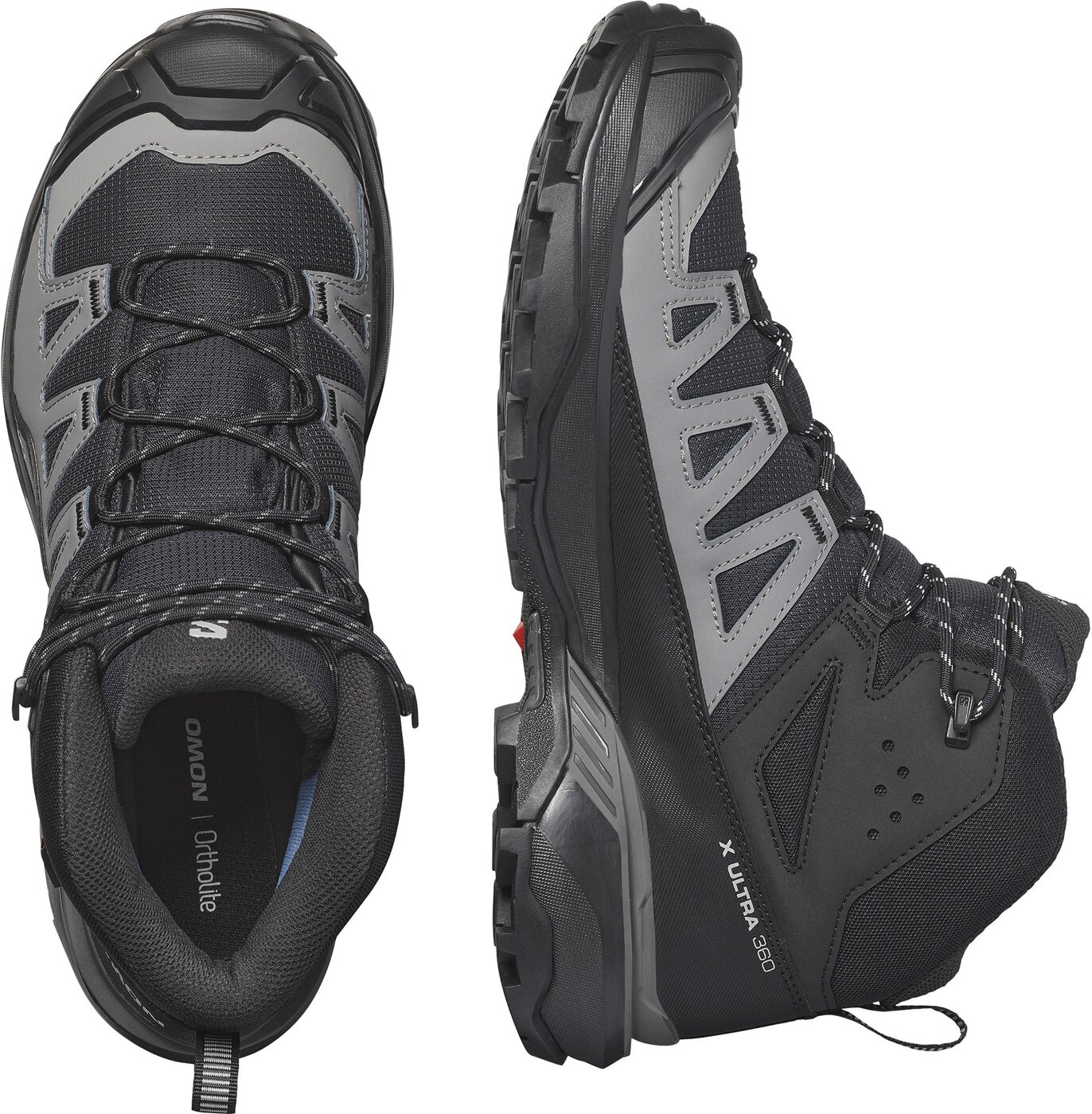 SALOMON SHOES X ULTRA 360 MID GTX B BLACK/MAGNET/PEWTER – Bild 3