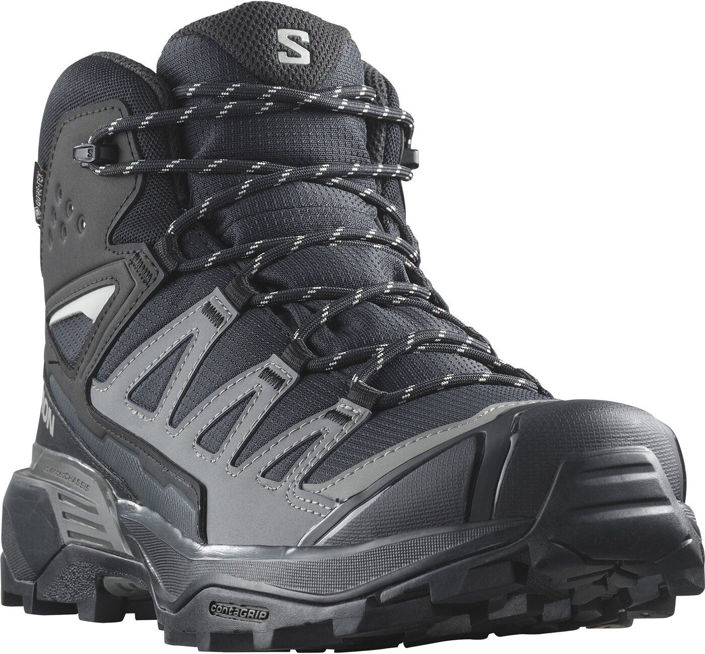 SALOMON SHOES X ULTRA 360 MID GTX B BLACK/MAGNET/PEWTER – Bild 4