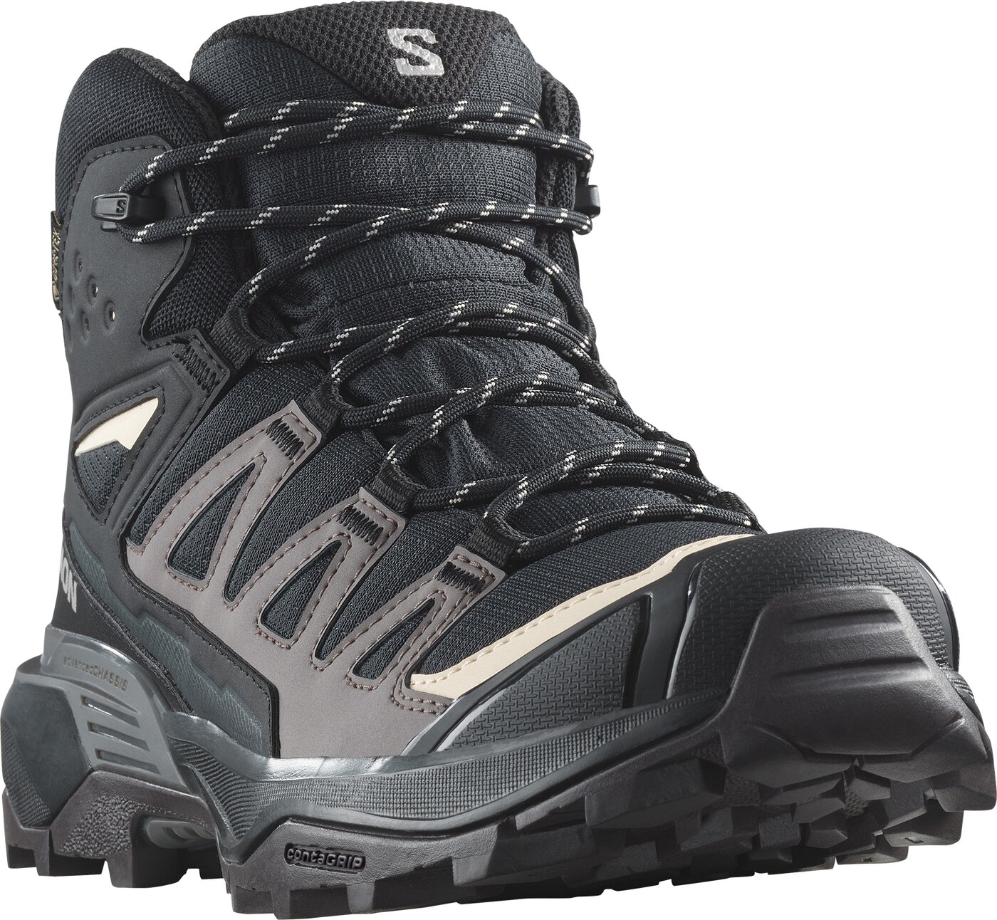 SALOMON SHOES X ULTRA 360 MID GTX W Bl BLACK/PLUM KITTEN/SHALE – Bild 5