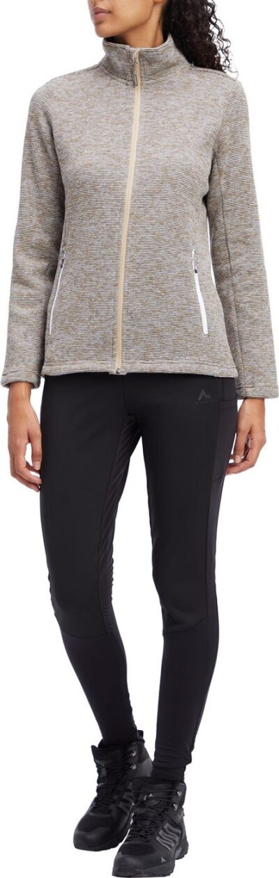 McKINLEY Da.-Fleece-Jacke Sammy FZ W MELANGE/WHITE – Bild 2