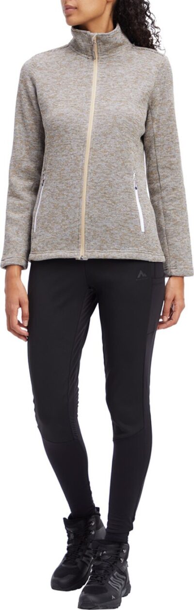 McKINLEY Da.-Fleece-Jacke Sammy FZ W MELANGE/WHITE – Bild 3
