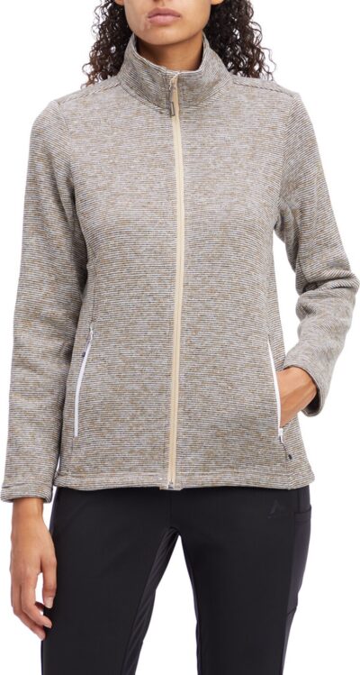 McKINLEY Da.-Fleece-Jacke Sammy FZ W MELANGE/WHITE – Bild 5