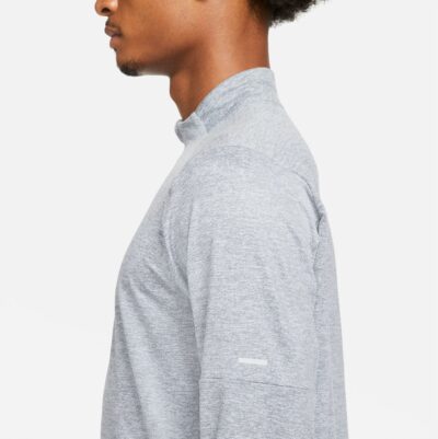 NIKE M NK DF ELMNT TOP HZ SMOKE GREY/GREY FOG/HTR/RE – Bild 7