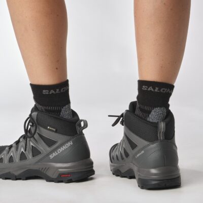 SALOMON SHOES X BRAZE MID GTX W Black/Mgnt/Hzlnu BLACK/MAGNET/HAZELNUT – Bild 3