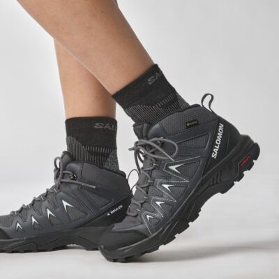 SALOMON SHOES X BRAZE MID GTX W Ebony/Indink/Ble EBONY/INDIA INK/BLEACHED AQUA – Bild 2