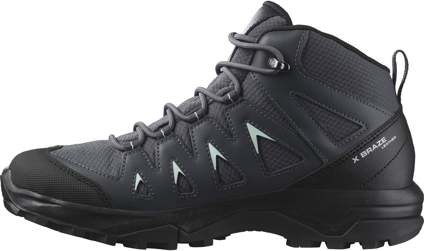 SALOMON SHOES X BRAZE MID GTX W Ebony/Indink/Ble EBONY/INDIA INK/BLEACHED AQUA – Bild 4
