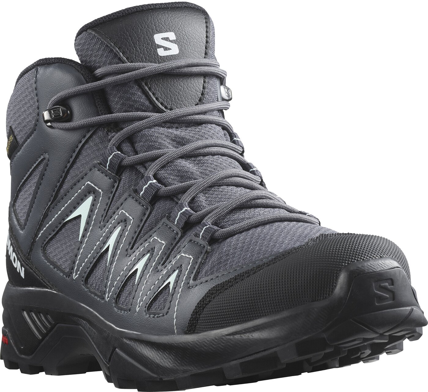 SALOMON SHOES X BRAZE MID GTX W Ebony/Indink/Ble EBONY/INDIA INK/BLEACHED AQUA – Bild 5