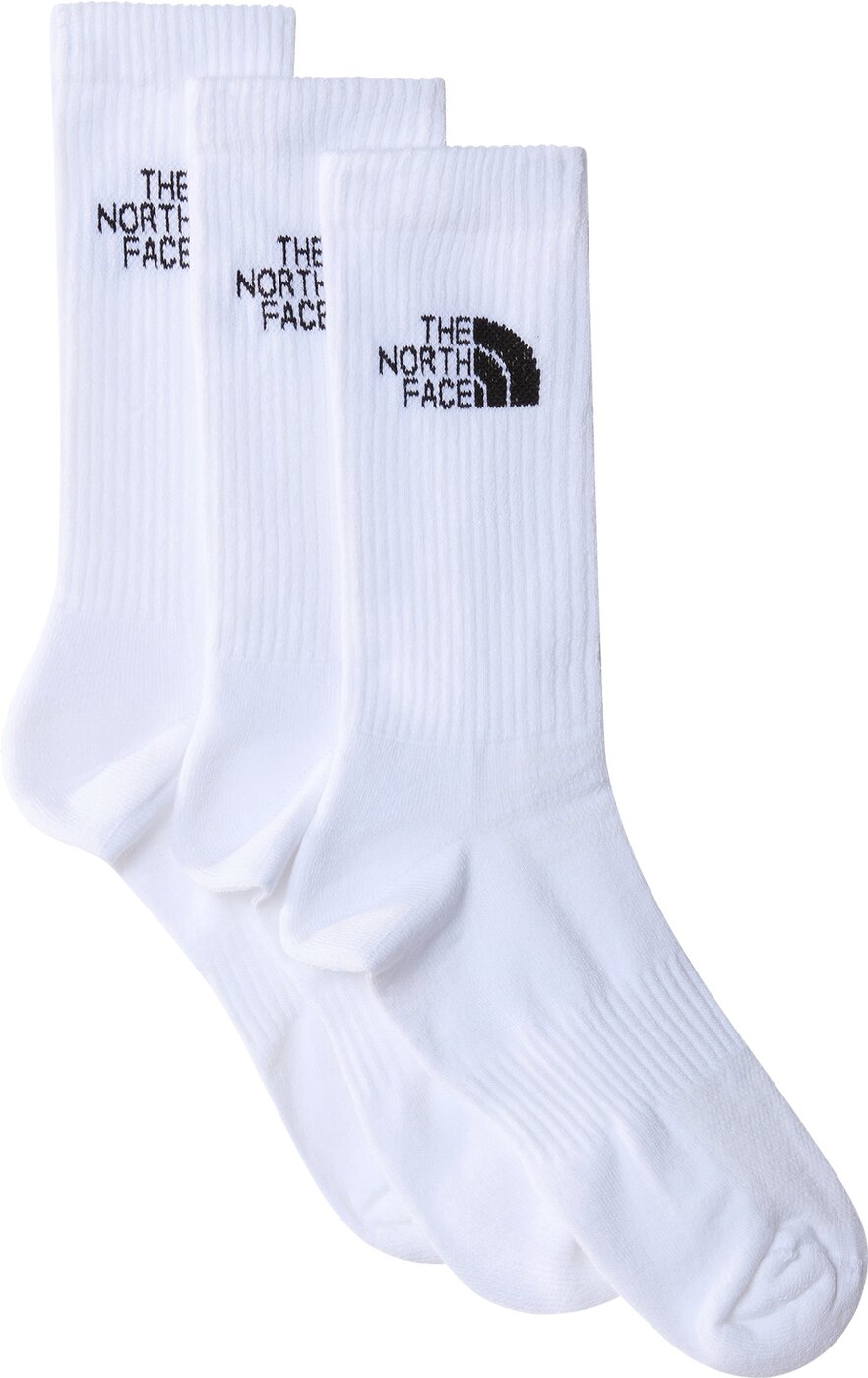 THE NORTH FACE MULTI SPORT CUSH CREW SOCK 3P TNF WHITE