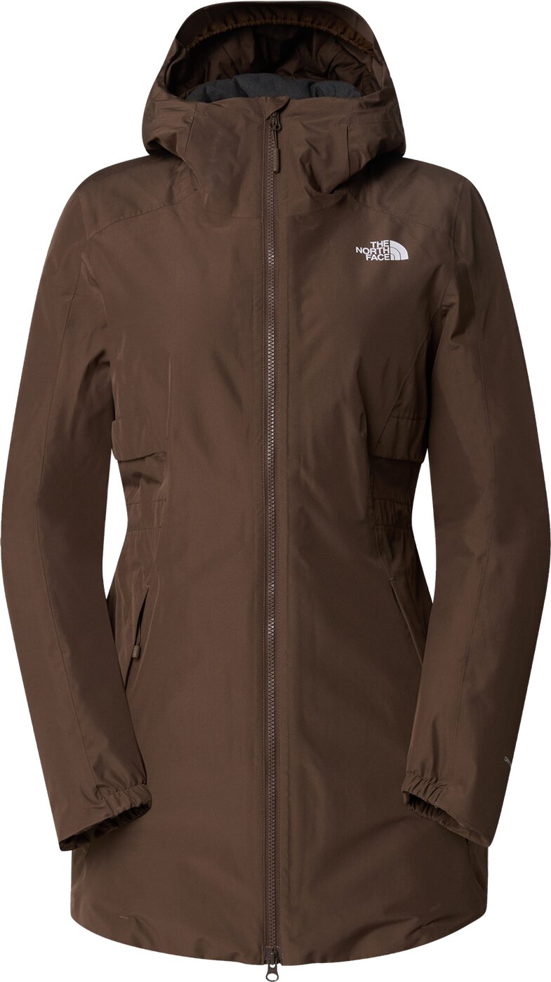 THE NORTH FACE W HIKESTELLER INSULATED PARKA SMOKEY BROWN