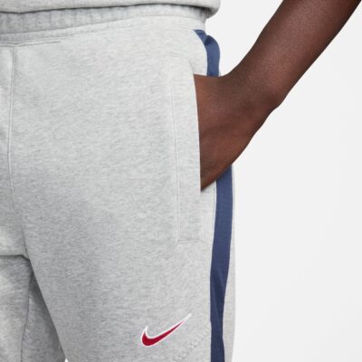 NIKE M NSW SP FLC JOGGER BB DK GREY HEATHER/THUNDER BLUE – Bild 5
