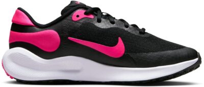 NIKE NIKE REVOLUTION 7 (GS) BLACK/HYPER PINK-WHITE