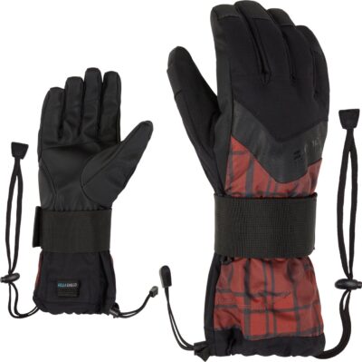 ZIENER MILAN AS(R) glove SB BLACK.WOODY BROWN
