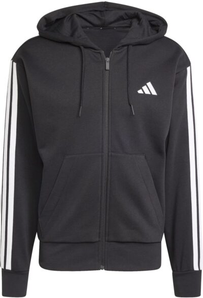 ADIDAS M 3S FL FZ HD BLACK/WHITE