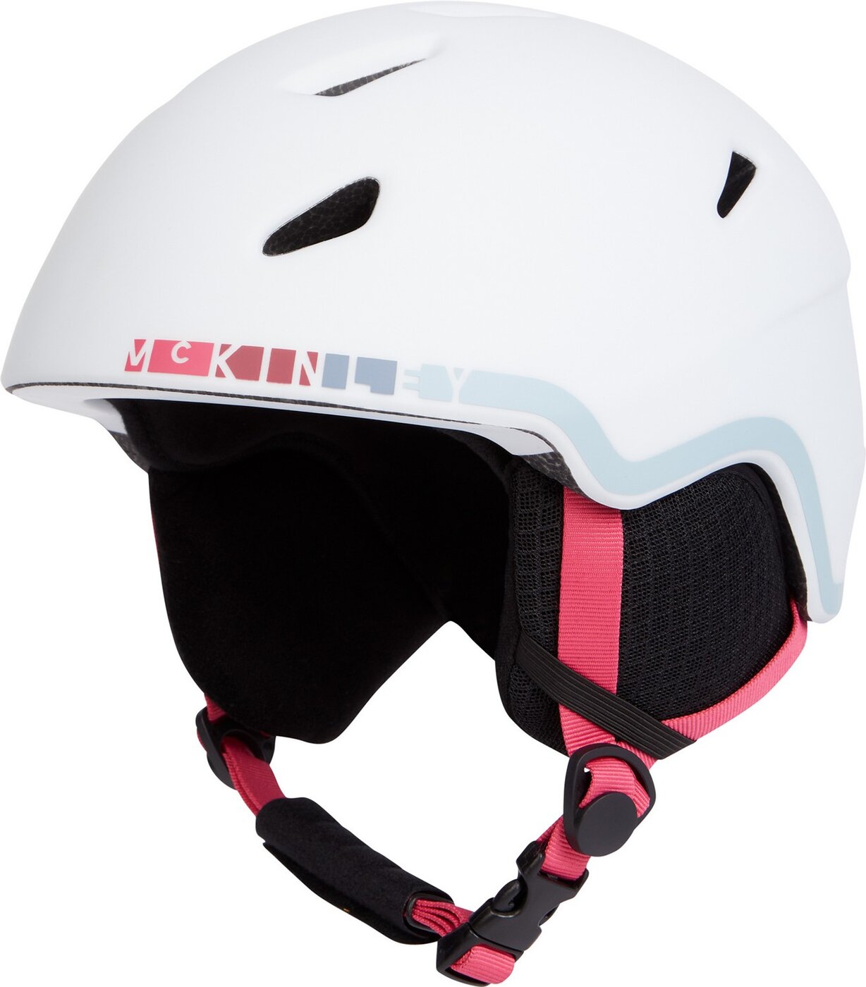 McKINLEY Ki.-Ski-Helm Pulse JR HS-016 WHITE/BLUE ICE/ROSE