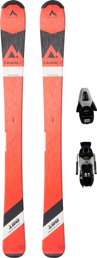 McKINLEY Ki.-Ski-Set Team 7 geschraubt RED LIGHT/ BLACK/ WH