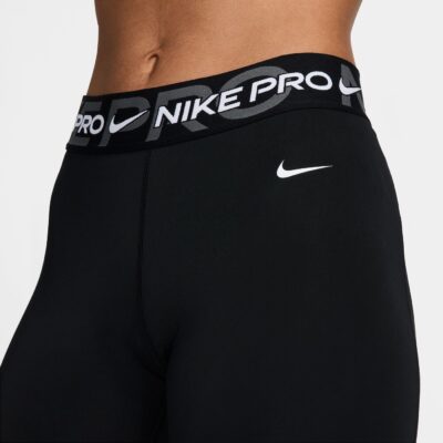 NIKE W NP DF MR 7/8 TIGHT TT BLACK/IRON GREY/WHITE/WHITE – Bild 4