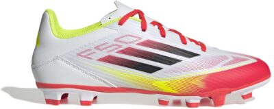 ADIDAS F50 CLUB FG/MG FTWWHT/CBLACK/SYELLO