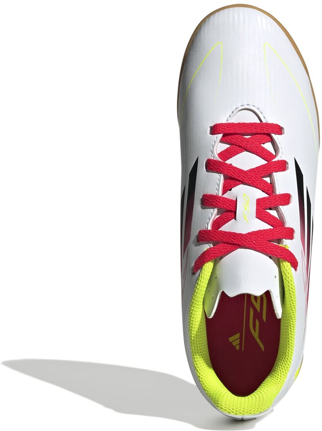 ADIDAS F50 CLUB IN J FTWWHT/CBLACK/SYELLO – Bild 3