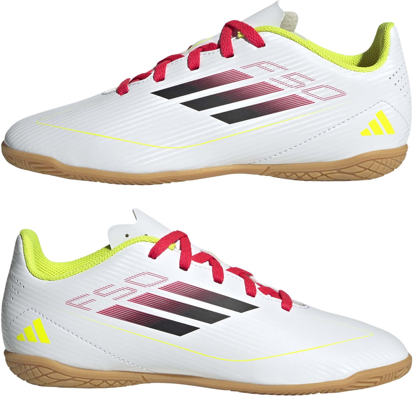 ADIDAS F50 CLUB IN J FTWWHT/CBLACK/SYELLO – Bild 4