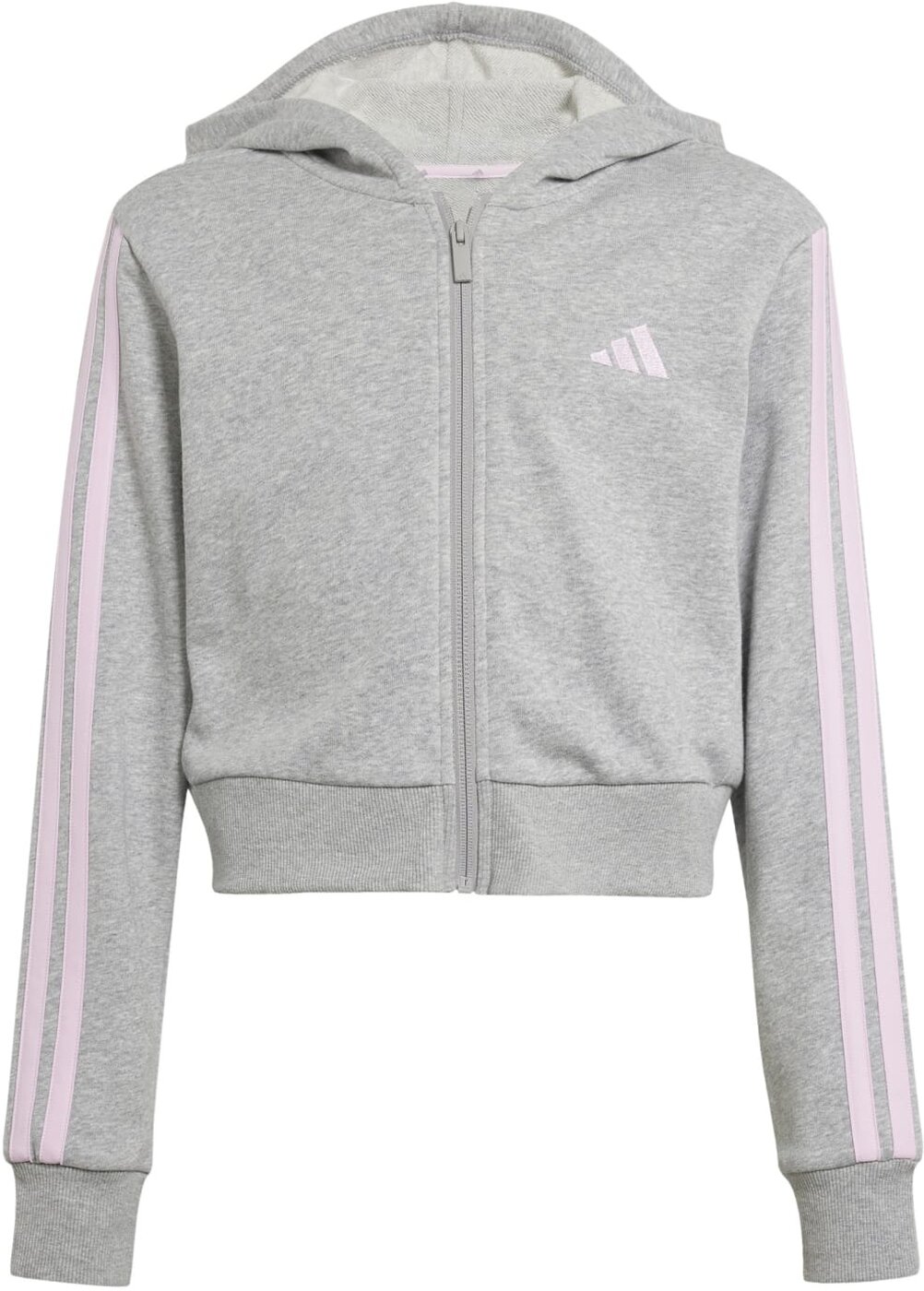 ADIDAS JG 3S FT FZ CRO MGREYH/CLPINK