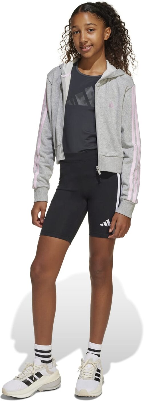 ADIDAS JG 3S FT FZ CRO MGREYH/CLPINK – Bild 4