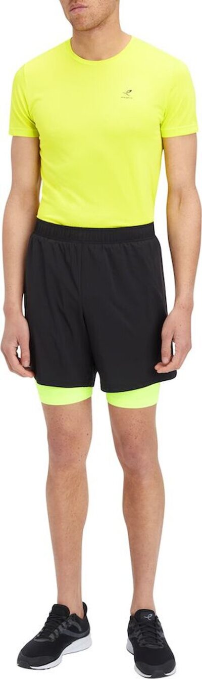 ENERGETICS He.-Shorts Allen IV ux BLACK/YELLOW LIGHT – Bild 4
